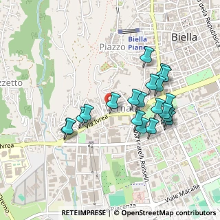 Mappa Via Rocchetta, 13900 Biella BI, Italia (0.4245)