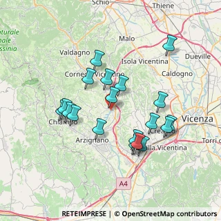 Mappa Via Pasubio, 36070 Trissino VI, Italia (6.79263)