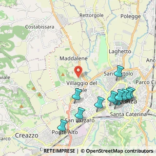 Mappa Strada Vicinale Monte Crocetta, 36100 Vicenza VI, Italia (2.53273)