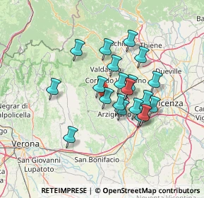 Mappa Viale degli Alpini, 36070 Nogarole Vicentino VI, Italia (10.968)