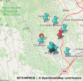 Mappa Viale degli Alpini, 36070 Nogarole Vicentino VI, Italia (6.26231)