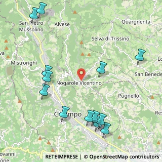 Mappa Viale degli Alpini, 36070 Nogarole Vicentino VI, Italia (2.63923)