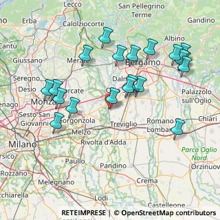 Mappa Fara Gera D'adda, 24045 Fara Gera d'Adda BG, Italia (16.837)