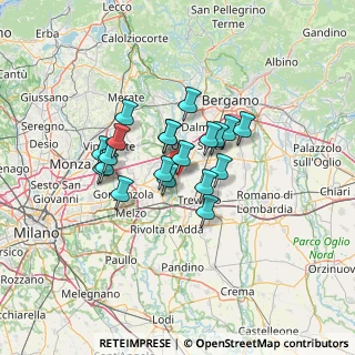 Mappa Fara Gera D'adda, 24045 Fara Gera d'Adda BG, Italia (9.6675)