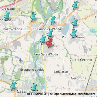 Mappa Fara Gera D'adda, 24045 Fara Gera d'Adda BG, Italia (2.64727)