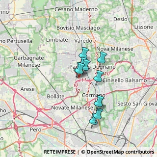 Mappa Via Enrico Mattei, 20037 Paderno Dugnano MI, Italia (2.44545)