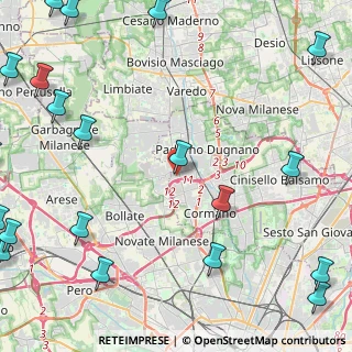 Mappa Via Enrico Mattei, 20037 Paderno Dugnano MI, Italia (7.282)