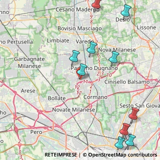 Mappa Via Enrico Mattei, 20037 Paderno Dugnano MI, Italia (5.94455)