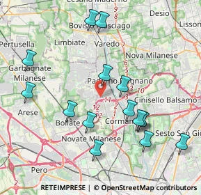 Mappa Via Enrico Mattei, 20037 Paderno Dugnano MI, Italia (4.19533)