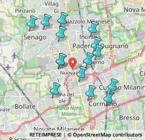 Mappa Via Enrico Mattei, 20037 Paderno Dugnano MI, Italia (1.744)