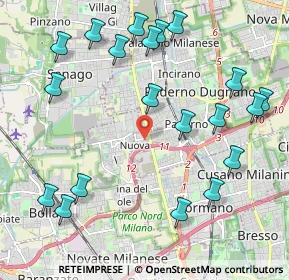 Mappa Via Enrico Mattei, 20037 Paderno Dugnano MI, Italia (2.4595)