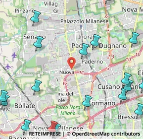Mappa Via Enrico Mattei, 20037 Paderno Dugnano MI, Italia (3.324)