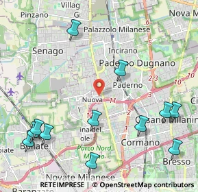 Mappa Via Enrico Mattei, 20037 Paderno Dugnano MI, Italia (2.70667)