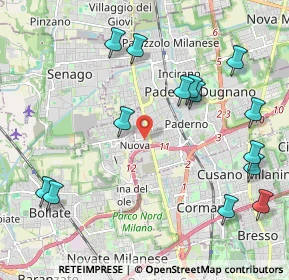 Mappa Via Enrico Mattei, 20037 Paderno Dugnano MI, Italia (2.445)