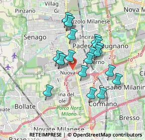 Mappa Via Enrico Mattei, 20037 Paderno Dugnano MI, Italia (1.477)