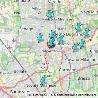 Mappa Via Enrico Mattei, 20037 Paderno Dugnano MI, Italia (1.52923)