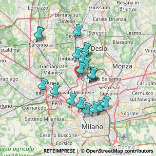 Mappa Via Enrico Mattei, 20037 Paderno Dugnano MI, Italia (6.2385)