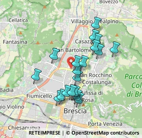 Mappa Via Guglielmo Oberdan, 25128 Brescia BS, Italia (1.584)