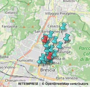 Mappa Via Guglielmo Oberdan, 25128 Brescia BS, Italia (1.318)