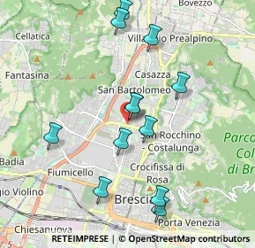 Mappa Via Guglielmo Oberdan, 25128 Brescia BS, Italia (1.88583)