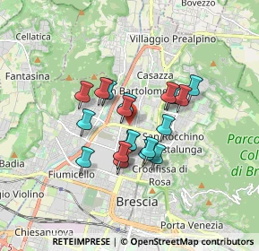 Mappa Via Guglielmo Oberdan, 25128 Brescia BS, Italia (1.244)