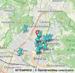 Mappa Via Guglielmo Oberdan, 25128 Brescia BS, Italia (1.31538)