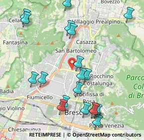 Mappa Via Guglielmo Oberdan, 25128 Brescia BS, Italia (2.35842)