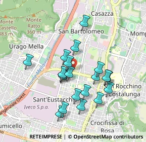 Mappa Via Guglielmo Oberdan, 25128 Brescia BS, Italia (0.7955)