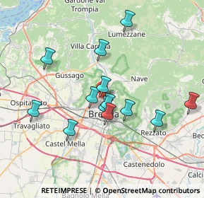 Mappa Via Guglielmo Oberdan, 25128 Brescia BS, Italia (6.58308)