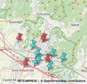 Mappa Via Guglielmo Oberdan, 25128 Brescia BS, Italia (3.79273)