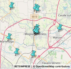 Mappa Piazza Donatori di Sangue, 31021 Mogliano Veneto TV, Italia (3.23538)