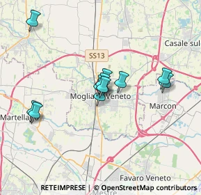 Mappa Piazza Donatori di Sangue, 31021 Mogliano Veneto TV, Italia (2.86182)