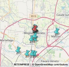 Mappa Piazza Donatori di Sangue, 31021 Mogliano Veneto TV, Italia (2.51286)