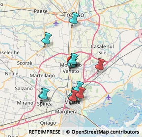 Mappa Via XXIV Maggio, 31021 Mogliano Veneto TV, Italia (6.31071)