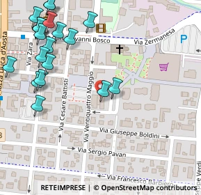 Mappa Piazza Donatori di Sangue, 31021 Mogliano Veneto TV, Italia (0.17)