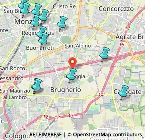 Mappa Via Belvedere, 20861 Brugherio MB, Italia (2.62308)