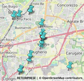 Mappa Via Belvedere, 20861 Brugherio MB, Italia (2.04333)