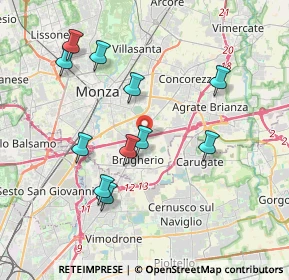 Mappa Via Belvedere, 20861 Brugherio MB, Italia (3.75182)