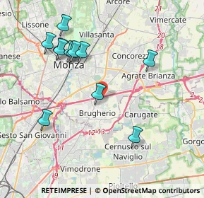 Mappa Via Belvedere, 20861 Brugherio MB, Italia (4.03833)