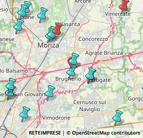 Mappa Via Belvedere, 20861 Brugherio MB, Italia (5.6625)