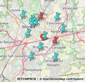 Mappa Via Belvedere, 20861 Brugherio MB, Italia (3.29154)