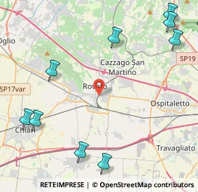 Mappa 25038 Rovato BS, Italia (6.6)