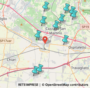 Mappa 25038 Rovato BS, Italia (4.57455)