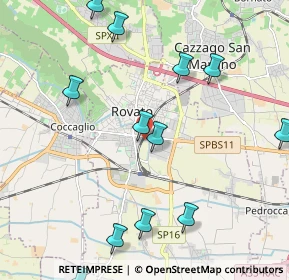 Mappa 25038 Rovato BS, Italia (2.67462)