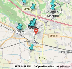Mappa 25038 Rovato BS, Italia (1.8925)