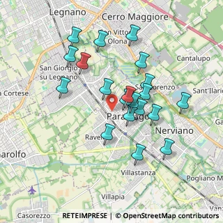 Mappa Via Dante Alighieri, 20015 Parabiago MI, Italia (1.6525)