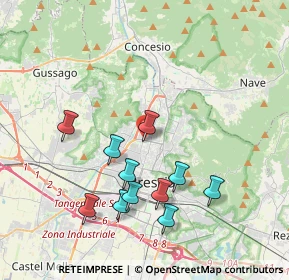 Mappa Via G. Oberdan, 25128 Brescia BS, Italia (3.75545)