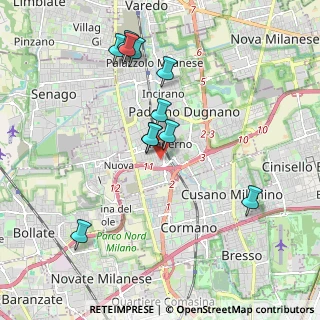 Mappa Via Maria Montessori, 20037 Paderno Dugnano MI, Italia (1.89273)