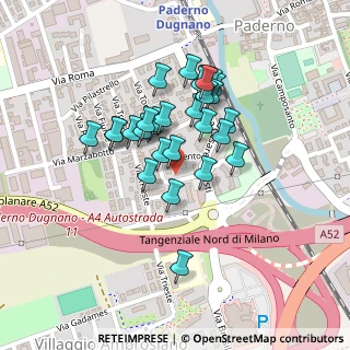 Mappa Via Maria Montessori, 20037 Paderno Dugnano MI, Italia (0.16552)
