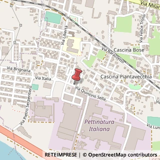 Mappa Via Quintino Sella, 45, 13856 Vigliano Biellese, Biella (Piemonte)